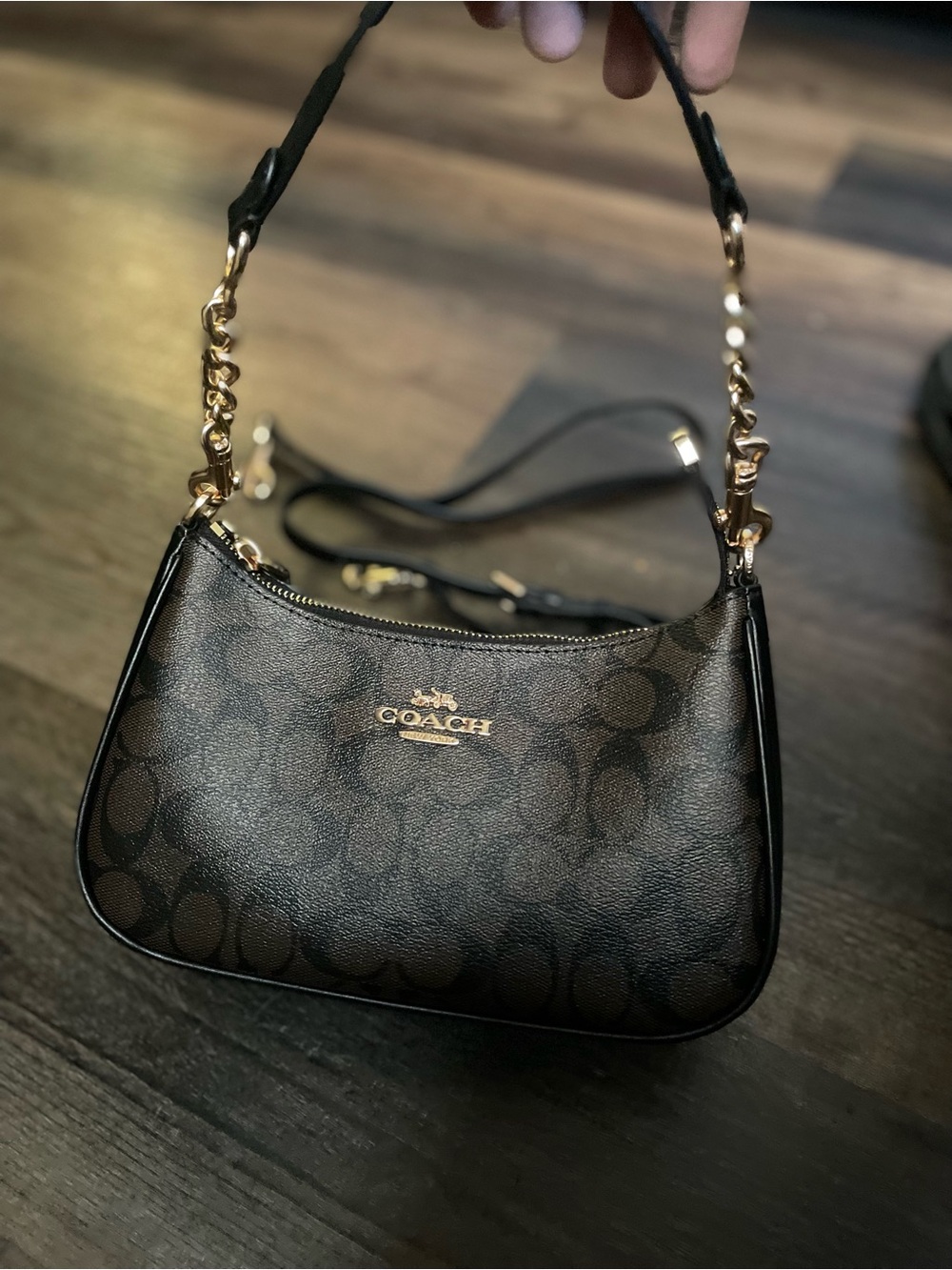 COACH Women Leather Shoulder Bag